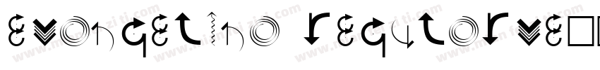 Evangelina RegularVe字体转换